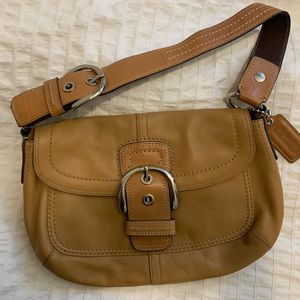 NWOT Coach Tan Shoulder Bag
